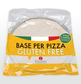 Gluten-free and lactose-free pizza bases